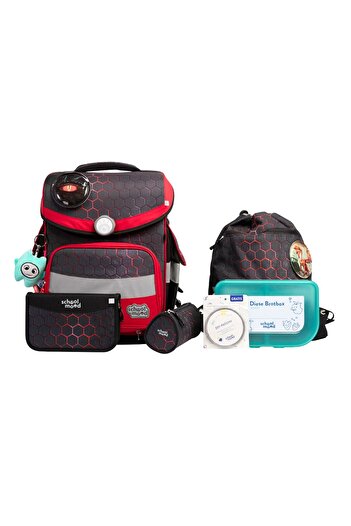 School Mood Timeless Pro School bag set 7-piece