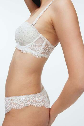 H&M Padded lace balconette bra