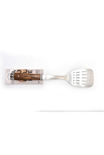 Parfait Slotted Turner with Wooden Handle