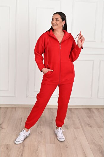 CC STORE Women's 3 Thread Raised Double Plus Size Suit 3484-23