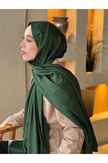 Modakaşmir Silky Jacquard Series Water Wave Pattern Shawl