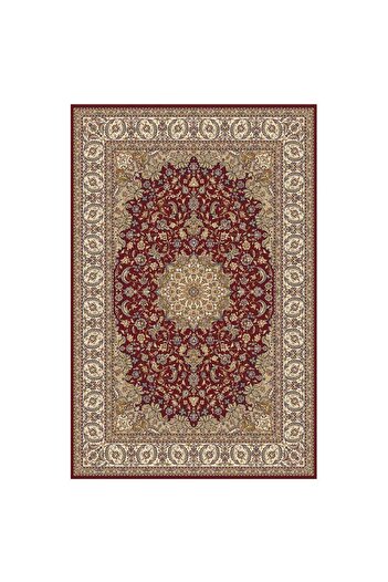 Homelux Jamila Rug, Rectangular, 80X120, Oriental, Burgundy, Cream, Green, Polypropylene