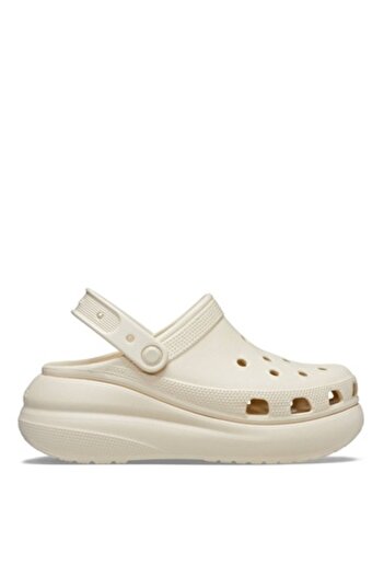 Crocs Κρεμ Γυναικείες Παντόφλες Παραλίας 207521_2Y2
