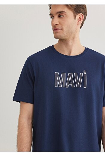 Mavi Футболка з логотипом з чоловічої колекції Nin