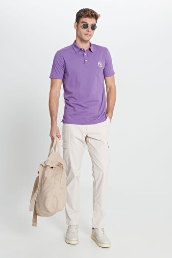 AC&Co / Altınyıldız Classics Men's Stone Comfort Fit Relaxed Cut Cotton Stretchy Side Pocket Cargo Pants