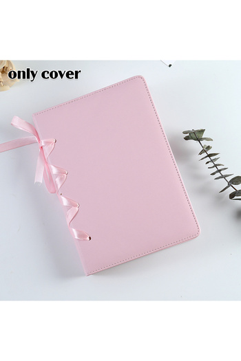 Choice 1 INS K-Pop Star A5 Binder Album PU Leather Photo Book with Photocard Holder Pure Color Scrapbookin.