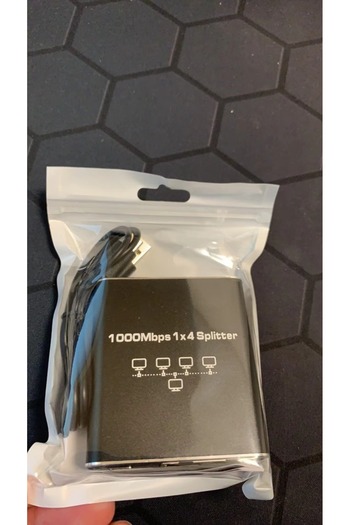 Choice 1 IN 4 OUT 1PCS RJ45 Splitter 1 in 2/3/4 Out Network 1000Mbps RJ45 Adapter Gigabit Converter Intern