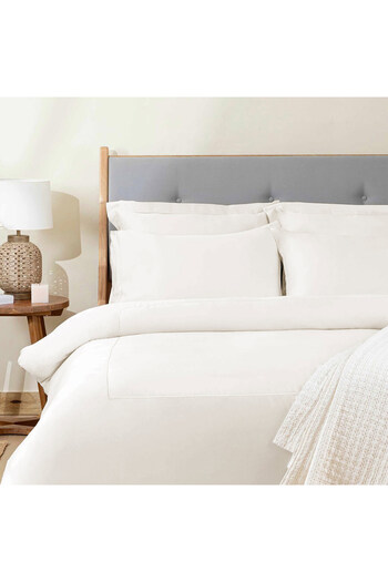 Chakra Bamboo Duvet Cover Double Ecru