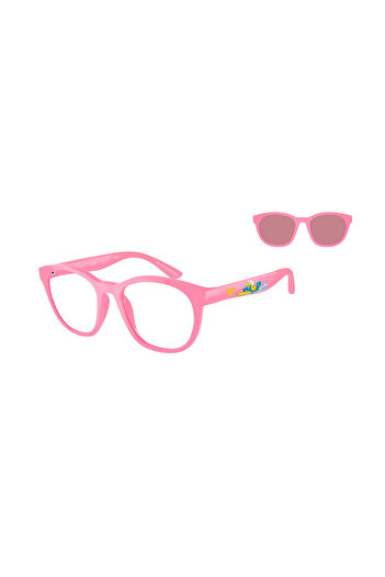 Emporio Armani Kids Man Phantos Sunglasses- Ea 4001 - Lense Size:47mm - Shiny Pink