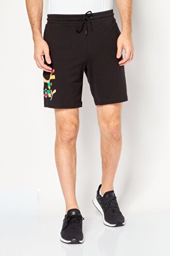 Puma Men Sportswear Fit Drawstring Outdoor Shorts, Black