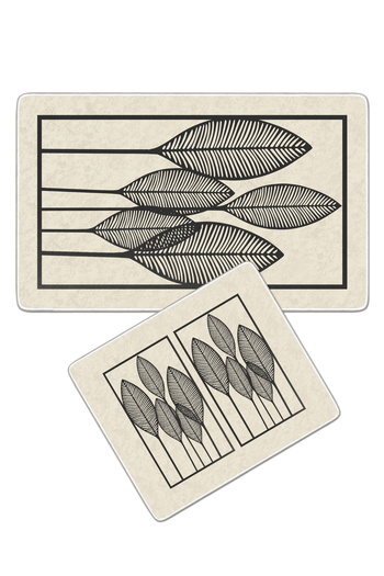 Filamente 2-Piece Non-Slip Based Washable Bath Mat - 60*100 cm and 50*60 cm