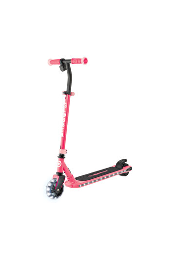 Globber One K E-motion 6 - Işıklı Elektrikli Scooter - Mercan Pembesi