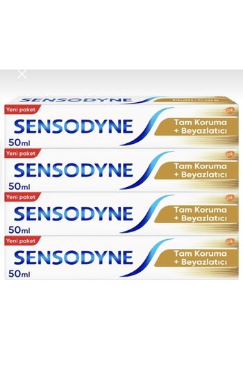 Sensodyne Total Care White. 50 ml Toothpaste Full Protection Whitening 1+1 X2 Pieces