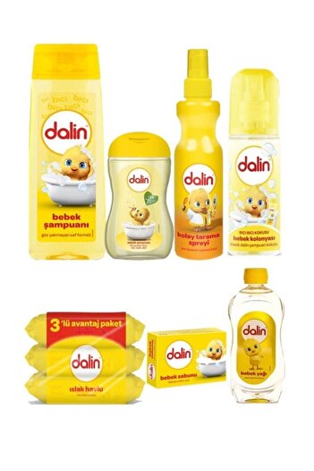 Dalin Bebek Bakım Seti 7 Parça