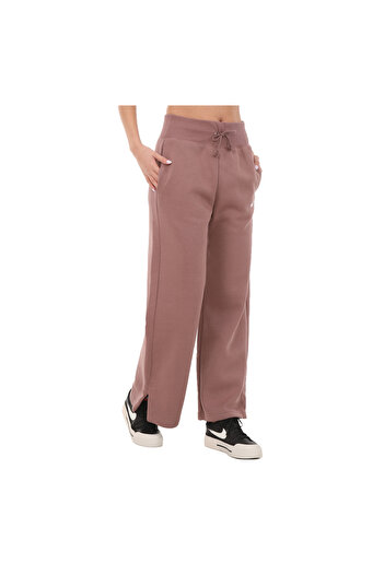 Nike Nsw Phoenix Fleece Women's Fleece High Waist Brown Sweatpants - Dq5615-208