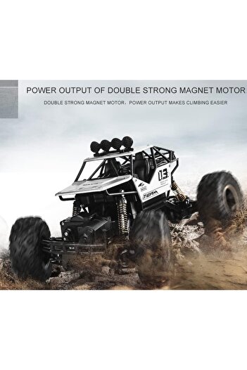 fulina 2.4GHz Remote Control Toy Cars, 1:16 Scale Alloy Four-wheel Drive RC Car
