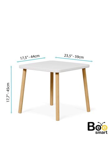 Bee Smart Ahşap Montessori Aktivite Masası Sandalyesi, Bunny Masa Sandalye