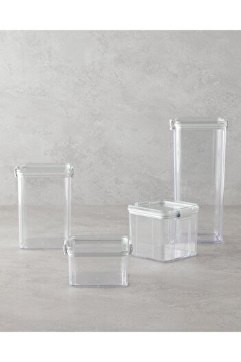 English Home Andy Plastik Saklama Kabı 700 Ml Şeffaf