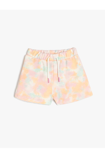 Koton Elastic Waist Regular Fit Pink Girls' Shorts 5Skg40026Ak