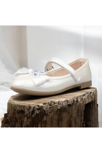 JOJO KIDS Girl's Velcro Ballet Ballet, Non-Slip Sole, Orthopedic Ballet Ballet, Flexible and Soft Ballet Ballet
