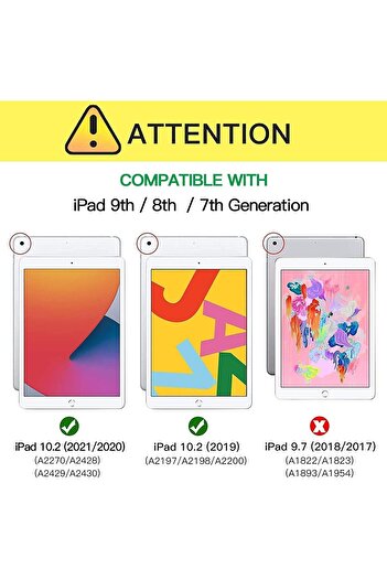 AWH 2 Pack iPad 10.2 Screen Protector for 7th Gen (2019), Clear Tempered Glass, Anti-Scratch