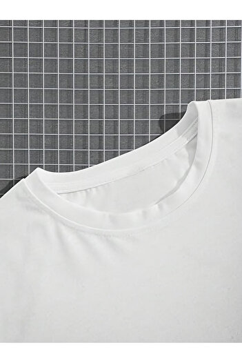 Sezon tekstil Printed Crew Neck Oversize Cotton T-Shirt