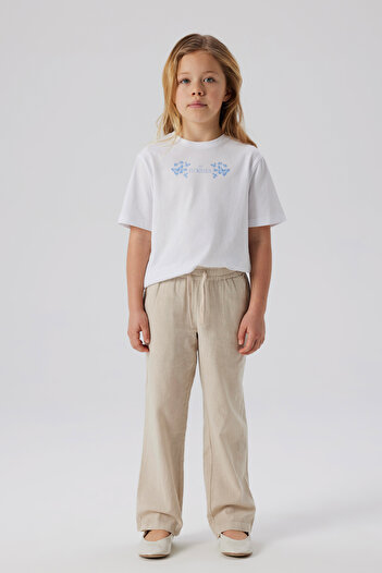 name ıt Hellweißes T-Shirt für Damen und Mädchen 1