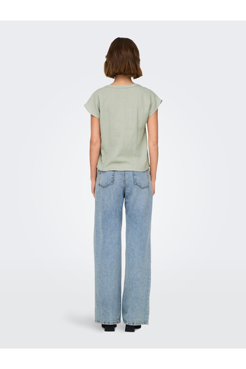 JDY JDYTHEIS LIFE S/S TOP WVN DIA