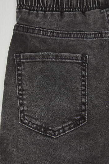 TRENDYOLKIDS Anthracite Denim Straight Shorts & Bermudas - Tkdss25Sr00008
