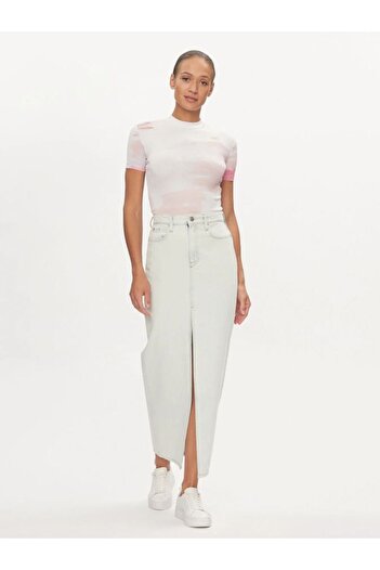 Calvin Klein White Short Sleeve T-shirt - Women, Logo Detailed