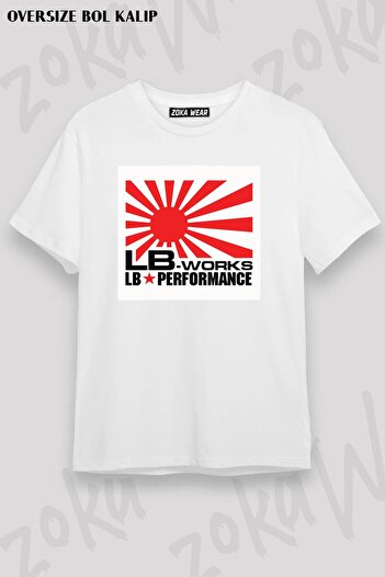 ZOKAWEAR Μπλουζάκι με στάμπα Unisex Oversize Liberty walk LB Performance Design