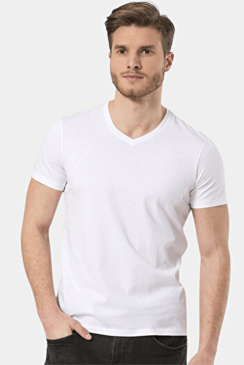 Wtshirt Ανδρικό μπλουζάκι με λαιμόκοψη σε σχήμα V New York
