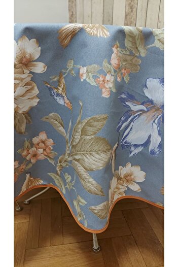 gonk Round,Country Pattern,Duck (Liquid Protective,Stain-Protective) Fabric,Tablecloth