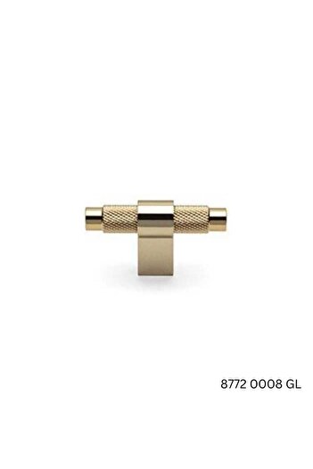 System Düğme Mobilya Kulbu Gold Renk 8mm Kulp (SY8772 0008 GL-GL)