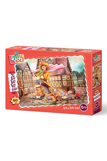 Yappuzz Fareli Köyün Kavalcısı 50 Parça Çoçuk Puzzle