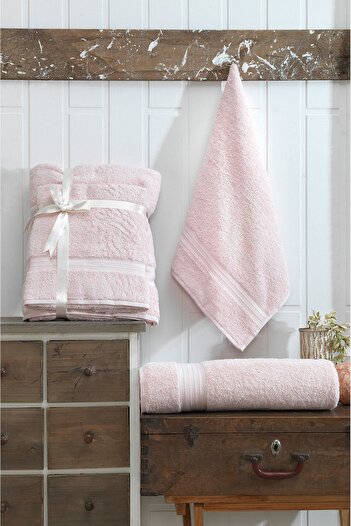 Eponj Home Набір рушників для ванної кімнати, 2 шт. - 90x160 см і 50x90 см DS Pudra