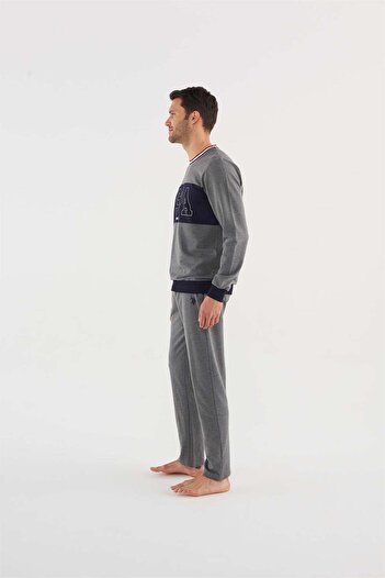 U.S. Polo Assn. U.S. Polo Assn 18616 Ανδρική Πιτζάμα Anthracite Melange