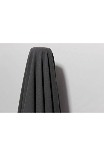 FabricLoom Heavy Georgette High-Quality Crepe - Luxurious Egyptian Fabric : Deep Gray