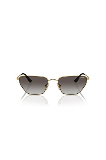 Vogue Vo4316S/2808G Women's Gold Metal Frame Smoked Glass Uv400 Protection Sunglasses