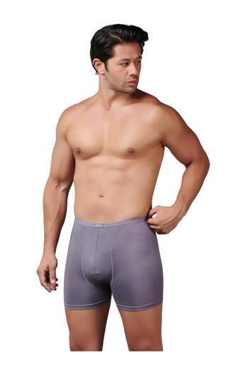GÜMÜŞ 6Pcs Silver Men's Bamboo Slim Waist Elastane Boxers 8007