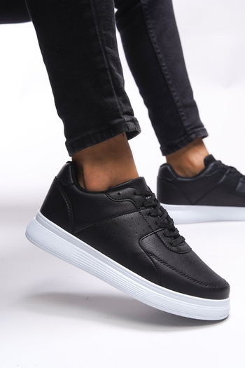 Riccon Jamethil Men's Sneakers 0012110   Black and White