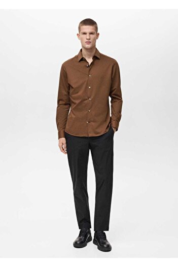 MANGO Man Πουκάμισο Comfort stretch χωρίς σιδέρωμα