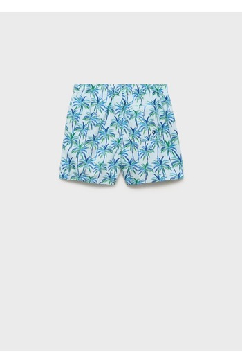 MANGO Kids Badeanzug mit Palmenmuster