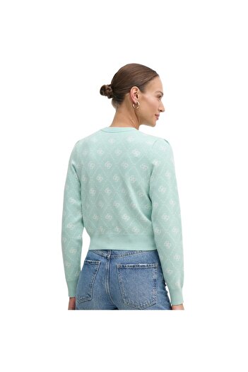 Guess Sarah 4g Ls Cn Cardi - Comfortable Cutting