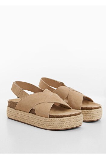 Mango Teen Beige Sandals for Kids