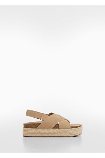 Mango Teen Beige Sandals for Kids