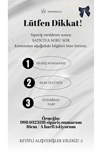 ROSELİNNA Gerçek İnci Çeyrekli Kolye Çeyrekli Bileklik Set, Kişiye Özel Çeyrekli Bileklik Kolye | Çiçek Model
