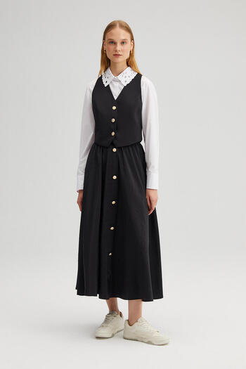 Touché Privé Kupra Vest and Skirt Set