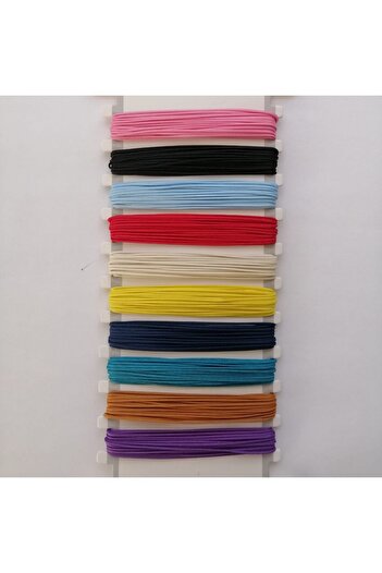 PARACORD 10 Different Colors 1.0mm Paracord - Macrame Bracelet Braid Lanyard