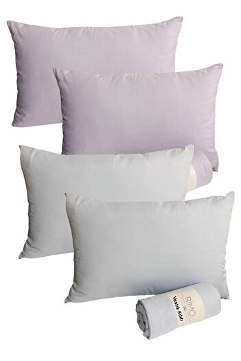 Rimo Home Lilac Blue 4 Pcs Pillow Covers